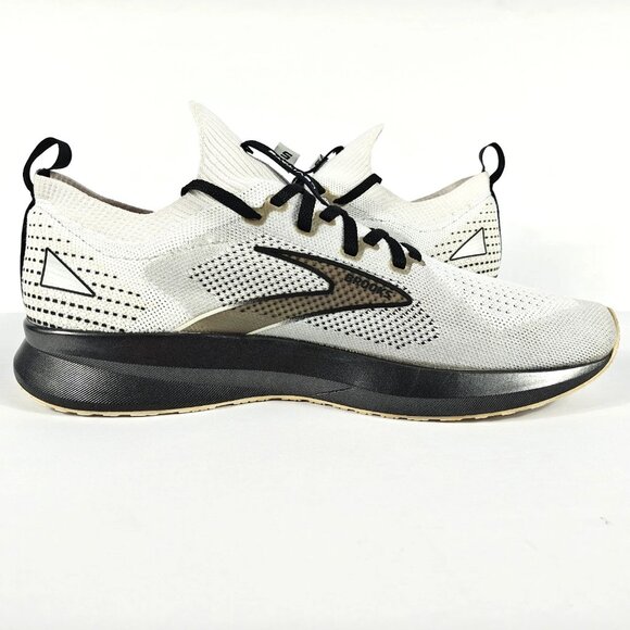 Brooks Levitate Stealthfit 5 Mens 10.5 Running Shoe White Gray Black 1103721D135 - Picture 11 of 16